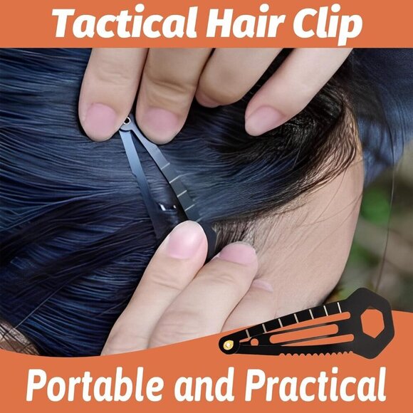 Self Defence Hair Clips Women Multi-Functional Stainless Steel 10 Pack